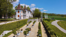 Orangerieparterre, Schloss Waldegg